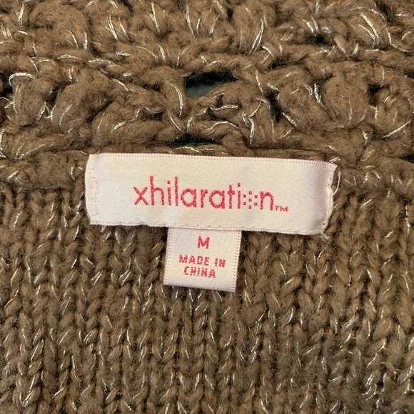 Xhilaration classic caramel cardigan, size M - Picture 2 of 5